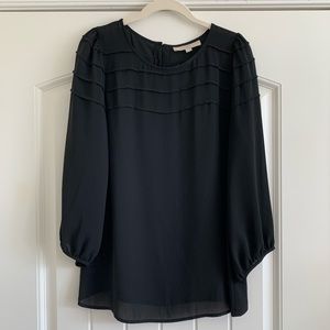 Loft black blouse. Size medium. Great condition
